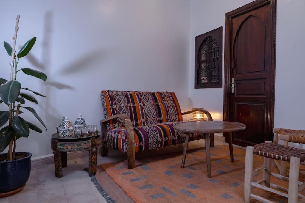 Paisible Riad Privatif Au Coeur De Marrakech Marrakesh Exterior foto