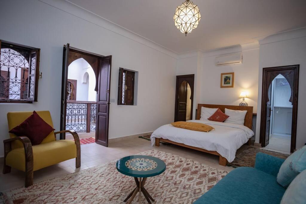 Paisible Riad Privatif Au Coeur De Marrakech Marrakesh Exterior foto