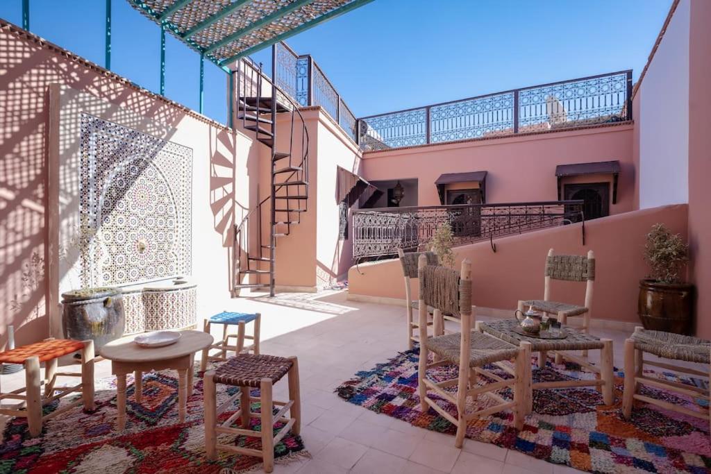 Paisible Riad Privatif Au Coeur De Marrakech Marrakesh Exterior foto